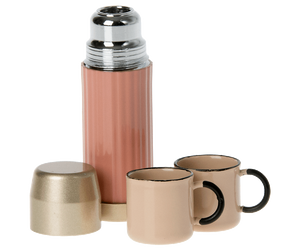 Maileg Thermos and Cups | Soft Coral