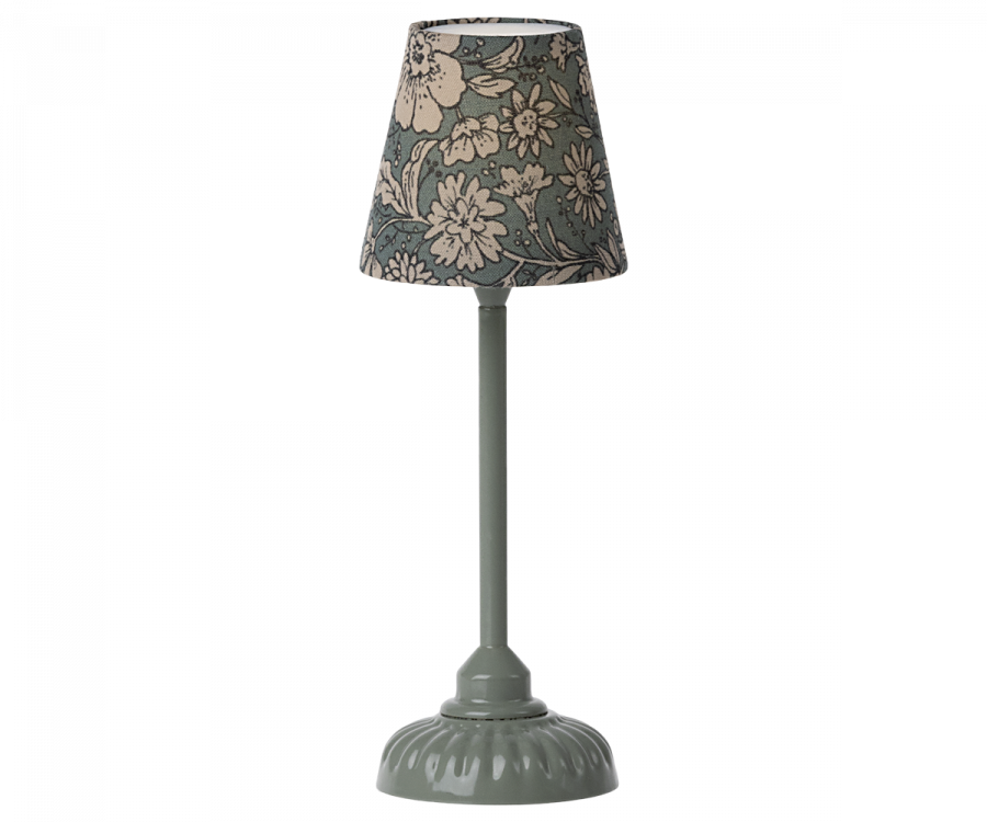 Vintage Floor Lamp, Small | Dark Mint