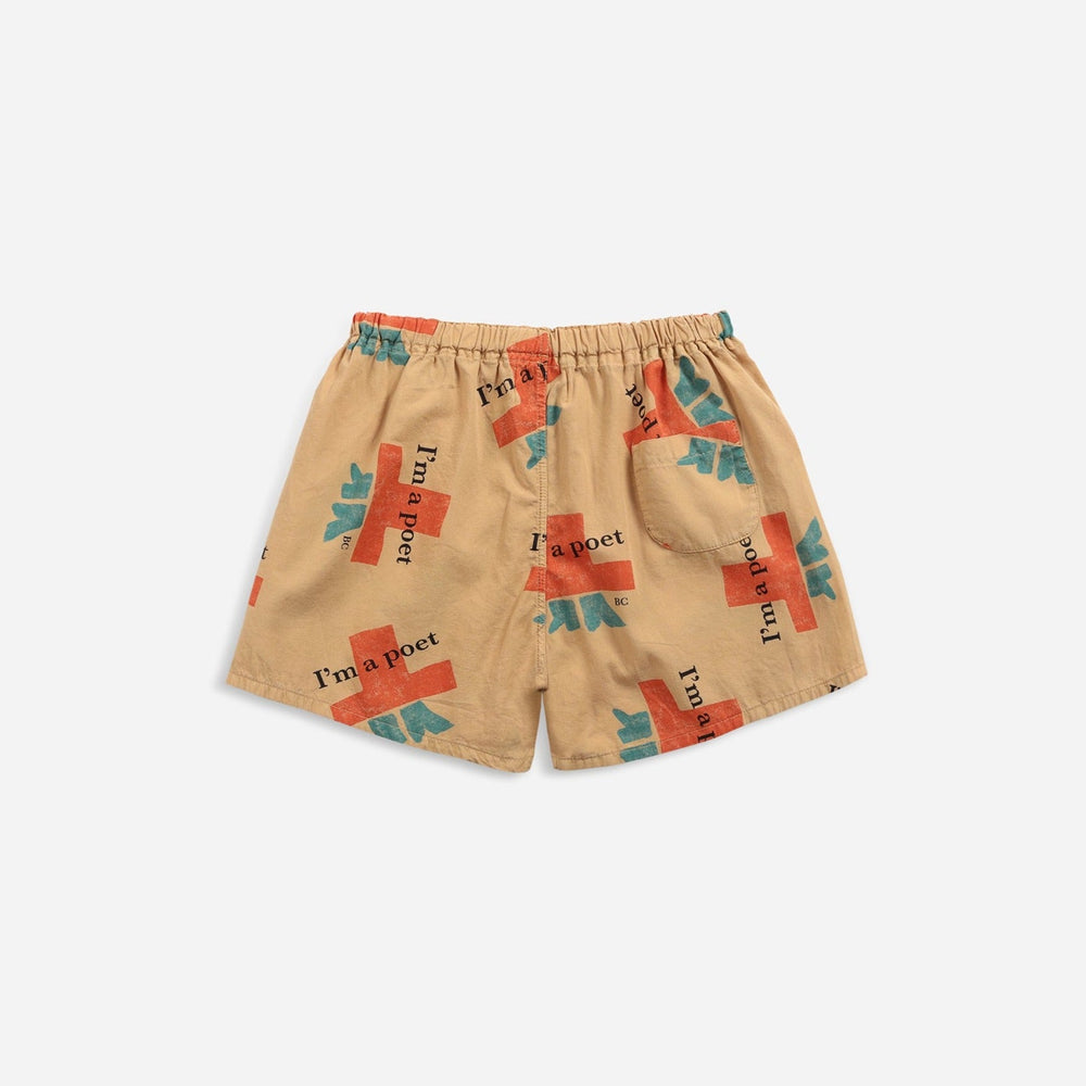 BOBO CHOSES I'm a Poet All Over Woven Shorts