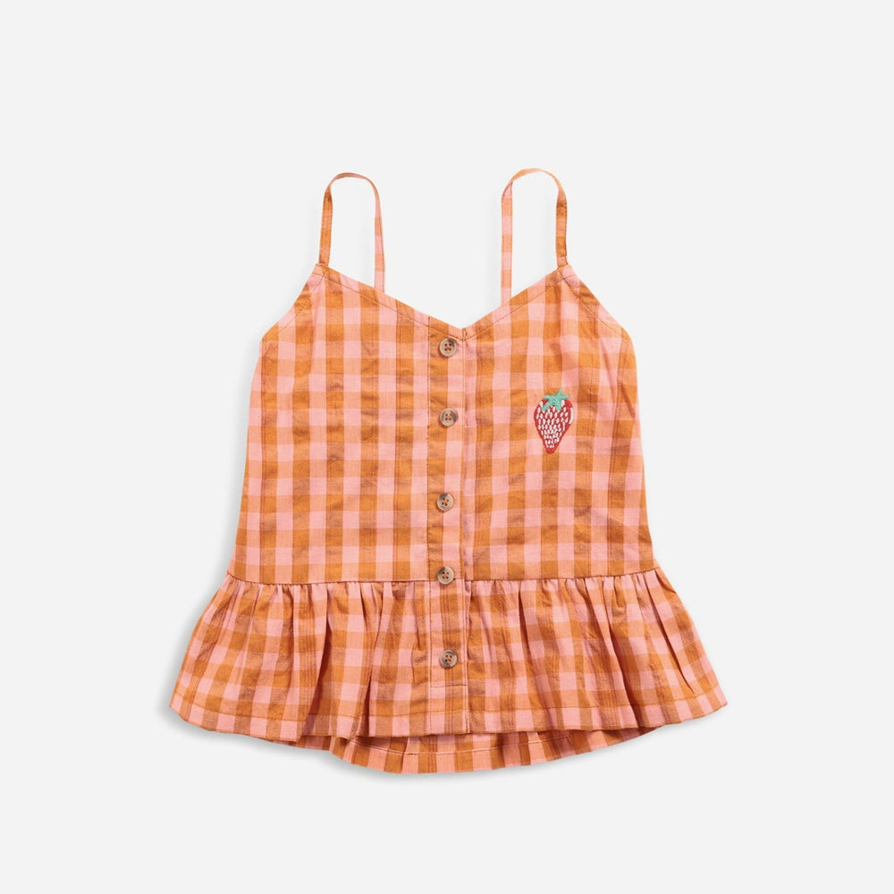 
                
                    Load image into Gallery viewer, Vichy Woven Tank Top
                
            
