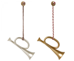 Trumpet Ornament Set