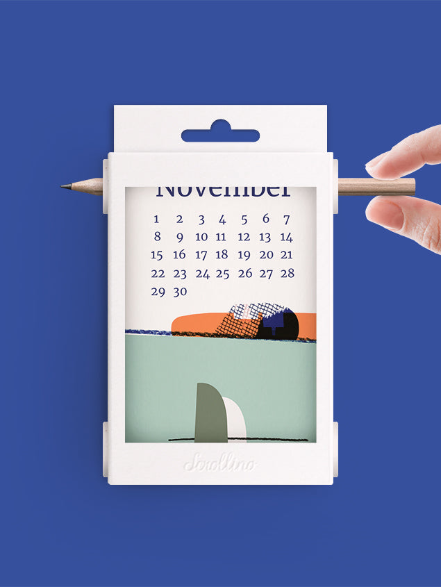 Scrollino Perpetual Calendar (Double Scrollino)