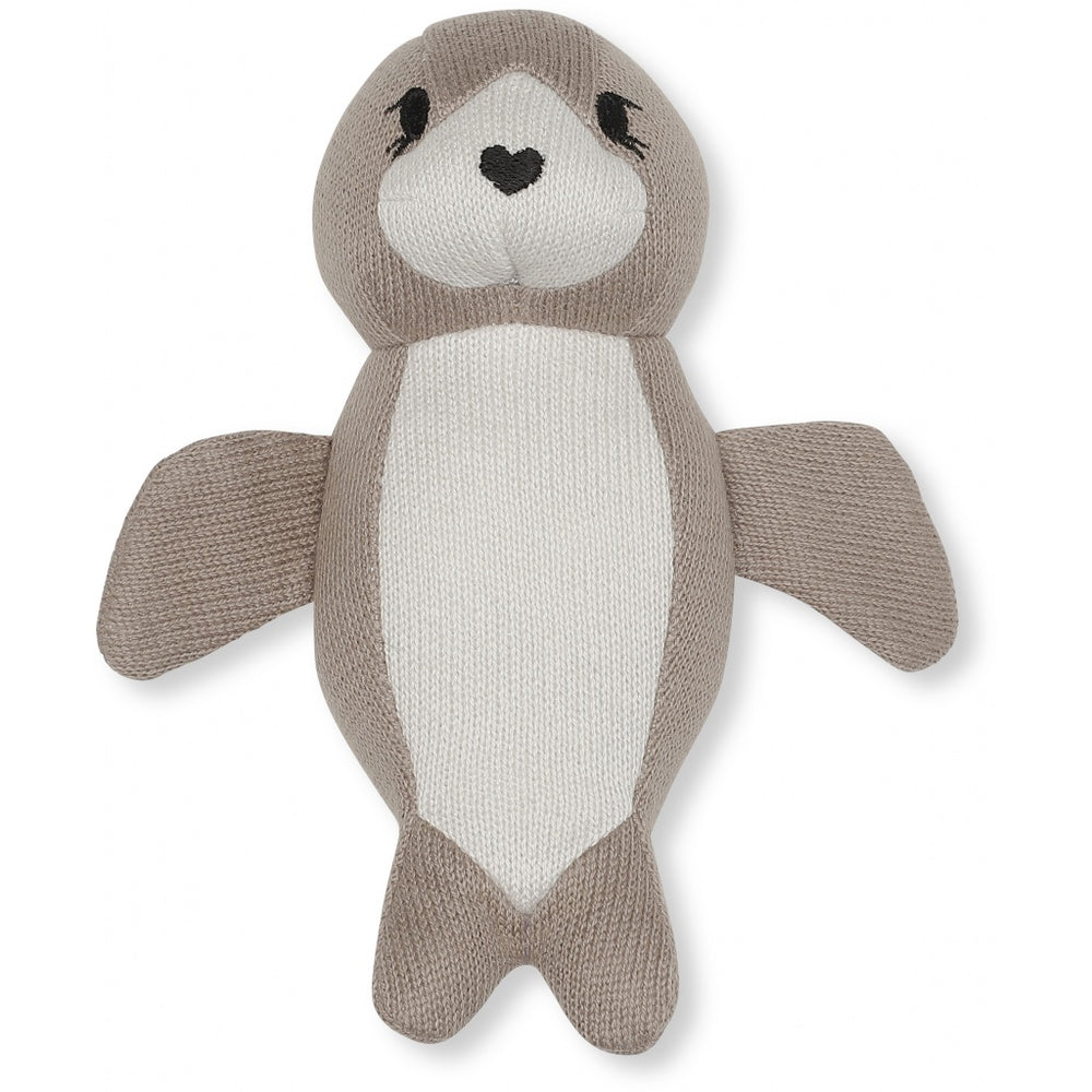 
                
                    Load image into Gallery viewer, Organic Cotton Mini Seal Rattle
                
            