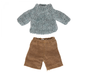 
                
                    Load image into Gallery viewer, Knitted Sweater and Pants for Big Brother
                
            