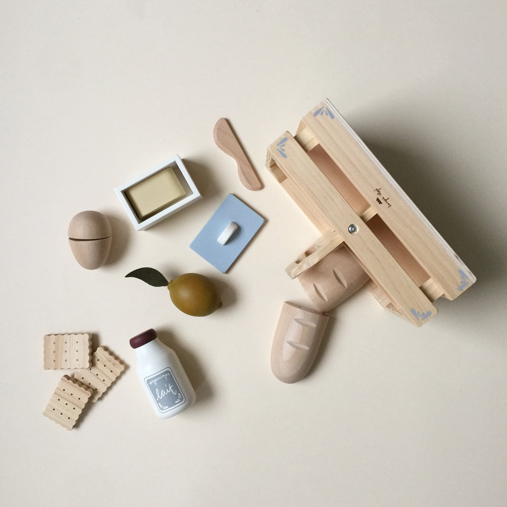 Wooden Food Box Toys
