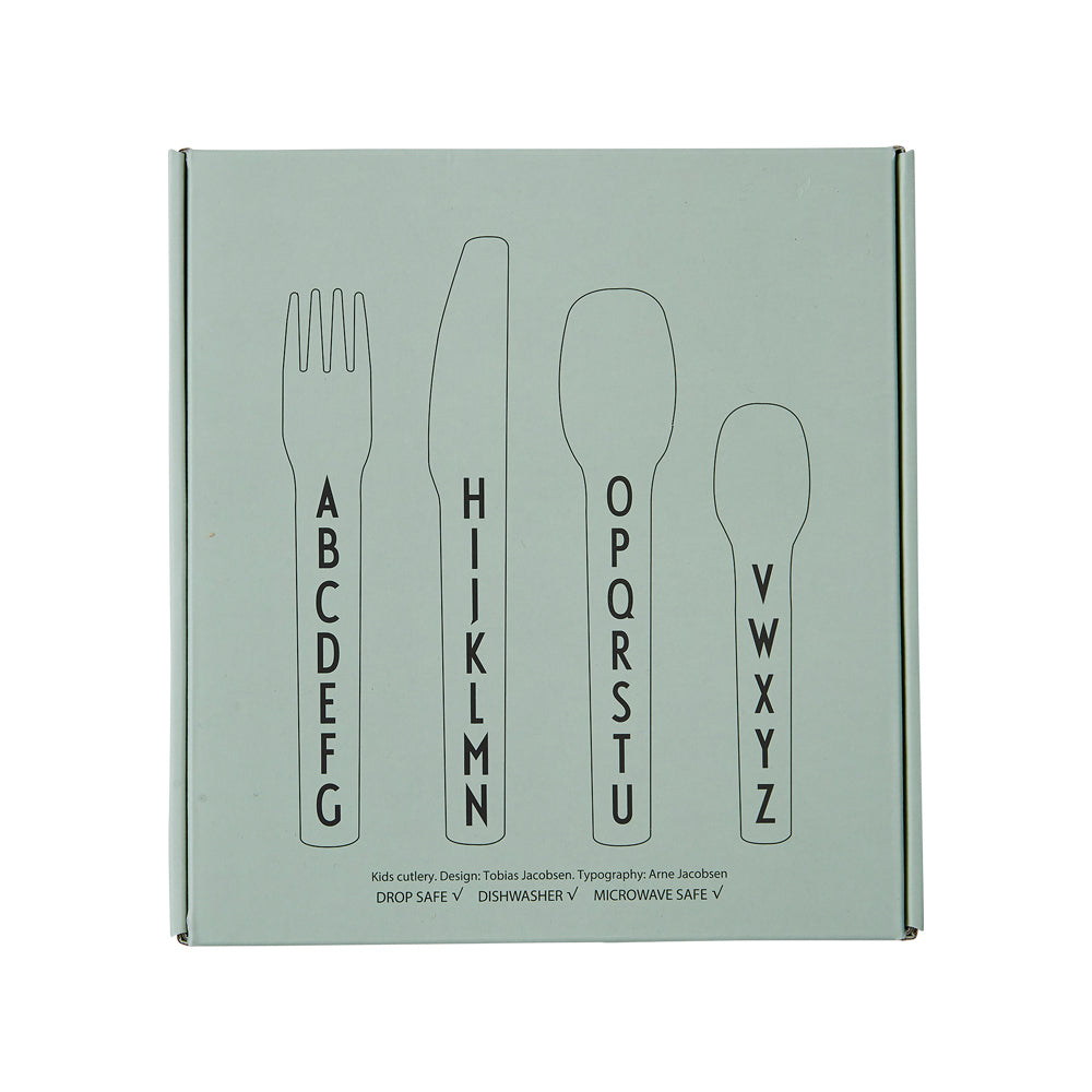 Kids Cutlery in Green by Design Letters