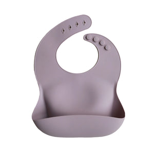 Mushie Solid Silicone Bibs | Multiple Colours