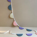MIKANU Linen Deco Party Garland 2M | Pastel