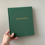 Christmas - Family Christmas Book FOREST GREEN by Write To Me