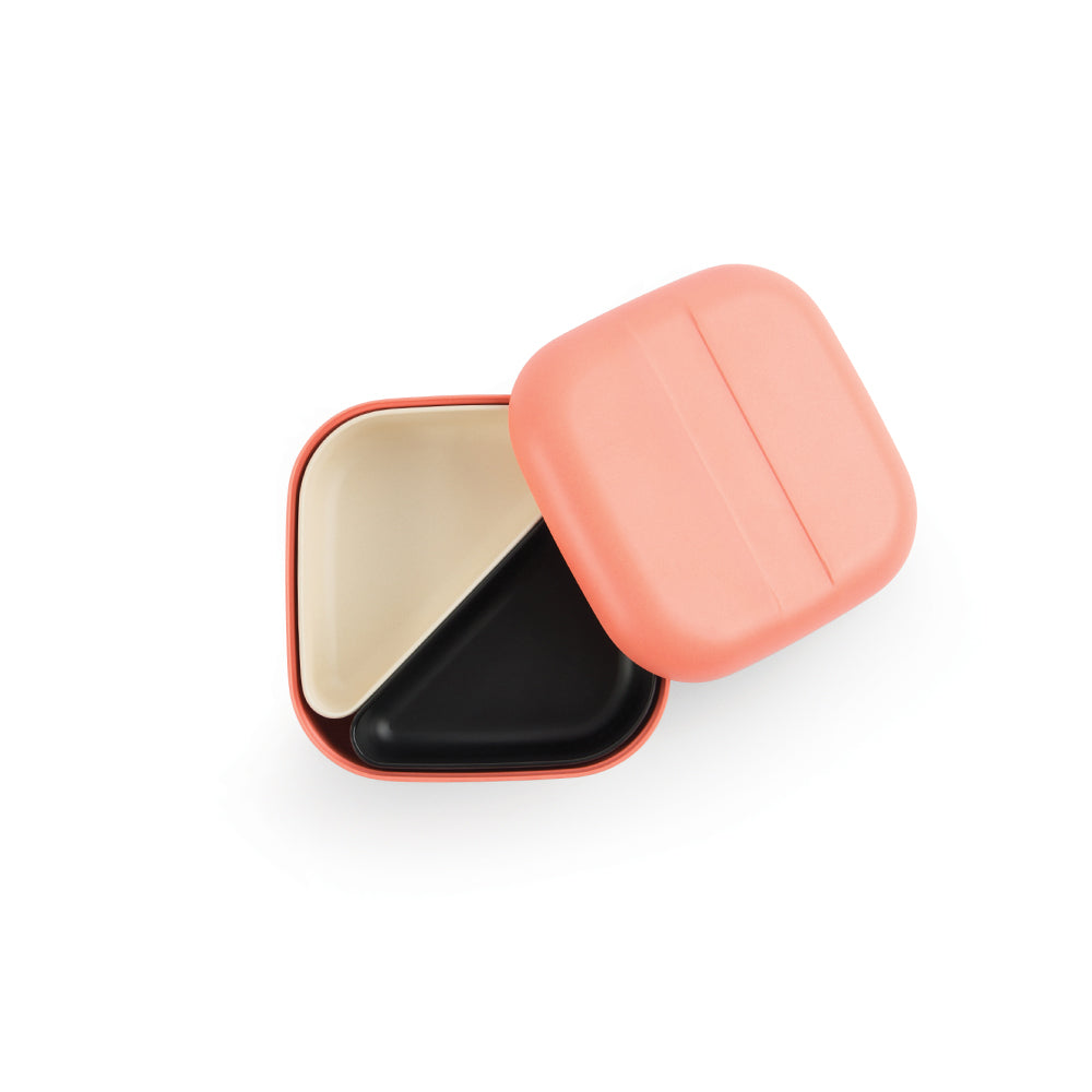 Bamboo Square Bento Lunch Box | Coral
