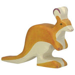 Small Kangaroo Wooden Figure