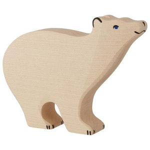 Polar Bear Wooden Figure