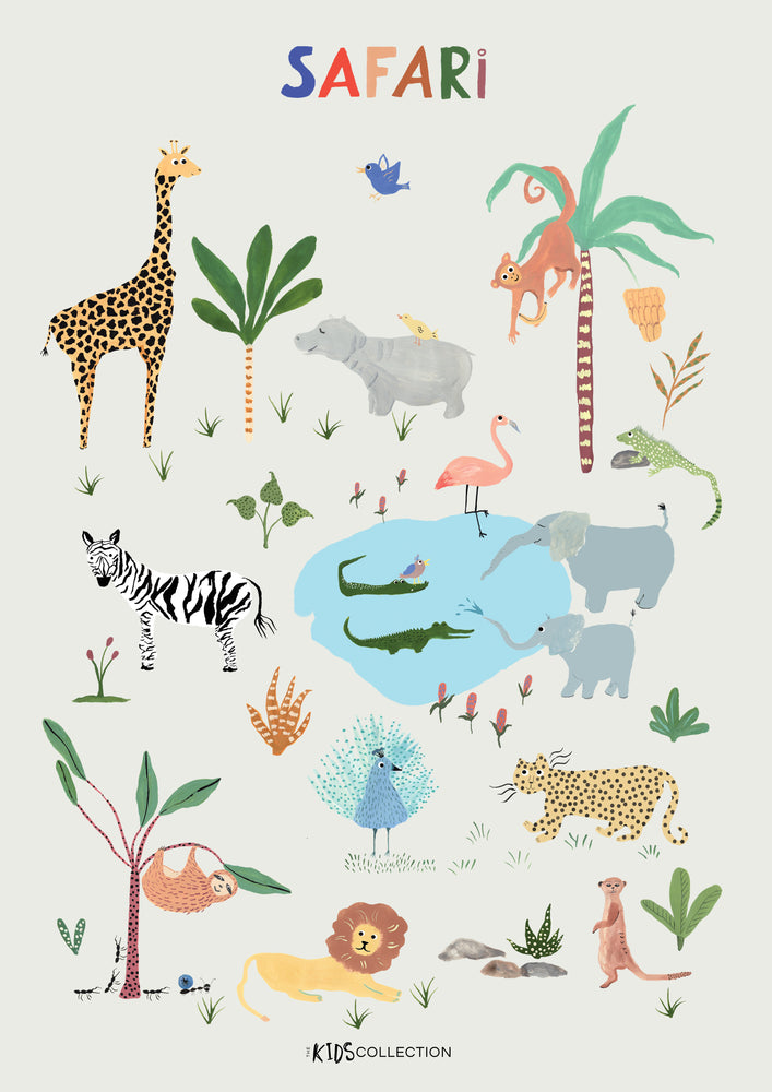 Safari Poster by The Kids Collection