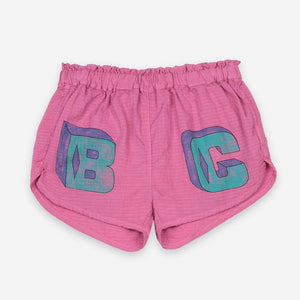 
                
                    Load image into Gallery viewer, Bobo Choses Lavender Woven Shorts Front
                
            