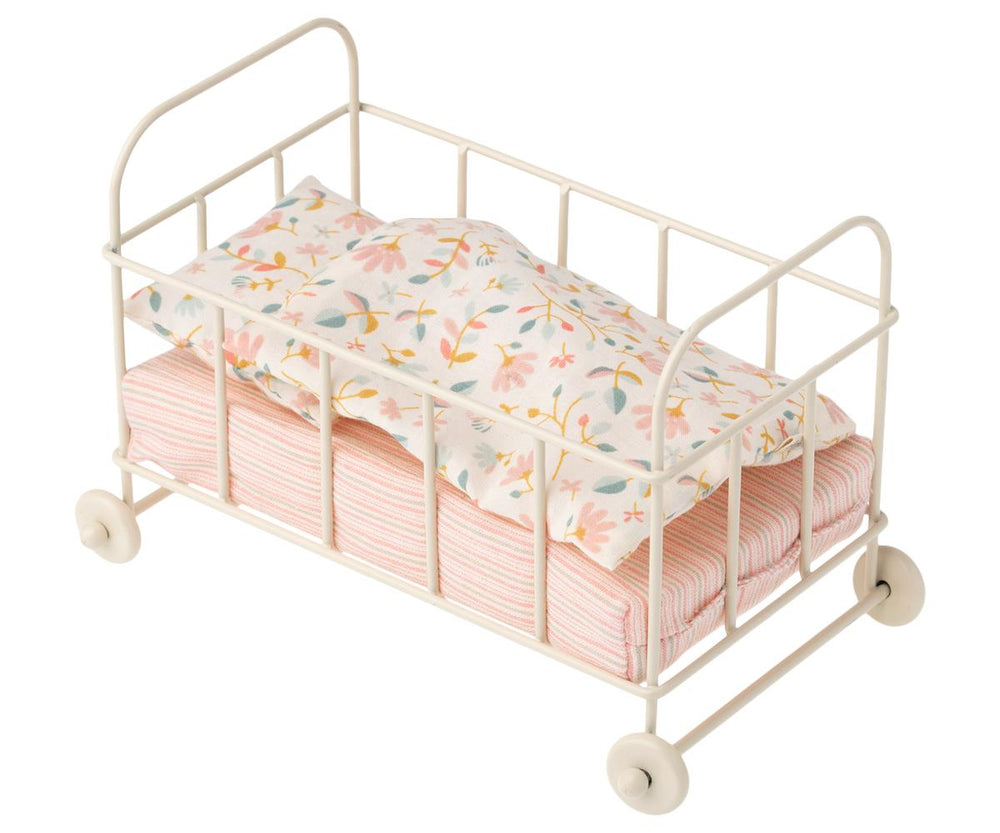 
                
                    Load image into Gallery viewer, Maileg Micro Metal Baby Cot
                
            