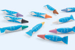 Bath Crayons Set 10 Colours with Sponge