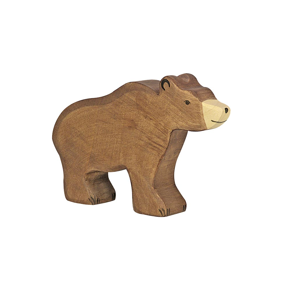 
                
                    Load image into Gallery viewer, Brown Bear Wooden Figure
                
            