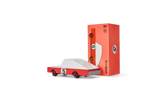 
                
                    Load image into Gallery viewer, Red Racer #5 Candycar by Candylab Toys
                
            