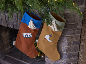 Drum Embroidery Christmas Stocking