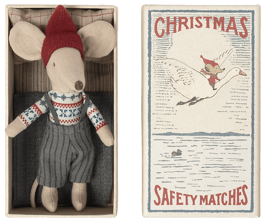Christmas Mouse in Matchbox - Big Brother