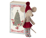 Christmas Mouse in Matchbox - Big Sister
