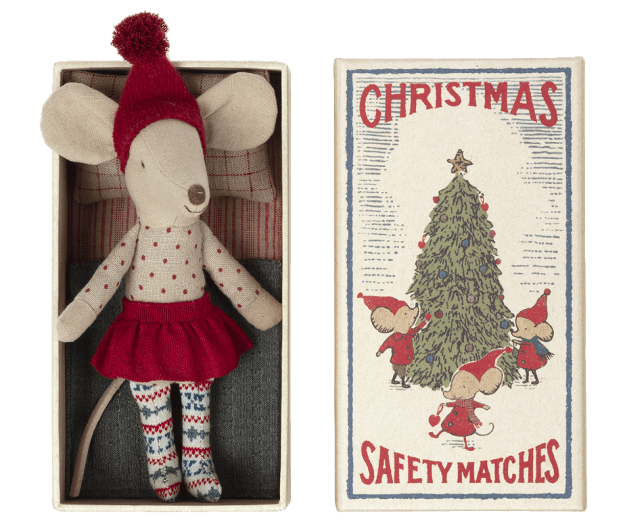 MAILEG CHRISTMAS MOUSE IN BOX BIG SISTER MAILEG CHRISTMAS MOUSE IN BOX BIG SISTER