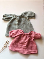 Cotton Gauze Long Sleeved Dress for Minikane x Gordis 34cm Dolls | Bubblegum