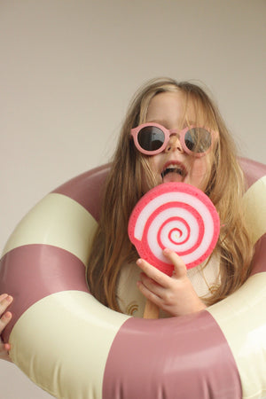 
                
                    Load image into Gallery viewer, Cream Children Sunglasses | Strawberry
                
            