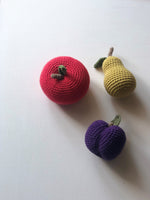 Crochet Fruit Rattle | Plum