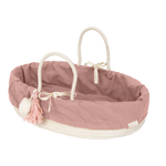 Organic Doll Basket with Cover | Mauve
