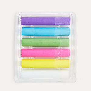 Dustless Chalk Set of 6 - Basic Colour by Kitpas