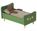 Dusty Green Wooden Bed, Teddy Dad