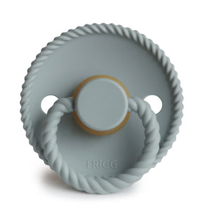 
                
                    Load image into Gallery viewer, FRIGG Rope Natural Rubber Pacifier Size 1 | 0-6 Months | 1PC - French Grey
                
            