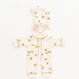 
                
                    Load image into Gallery viewer, Doll Outfits Set | Shooting Stars - Goldenrod
                
            