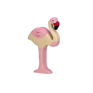 Flamingo Wooden Figure