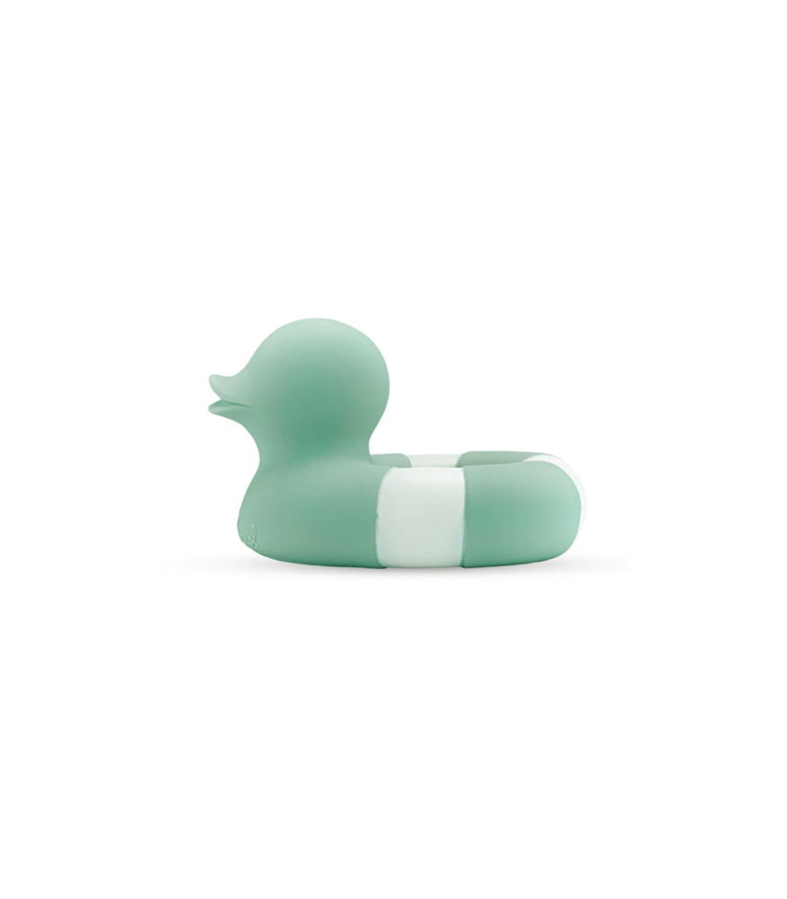 
                
                    Load image into Gallery viewer, Flo The Floatie Mint 100% Natural Rubber Teether
                
            