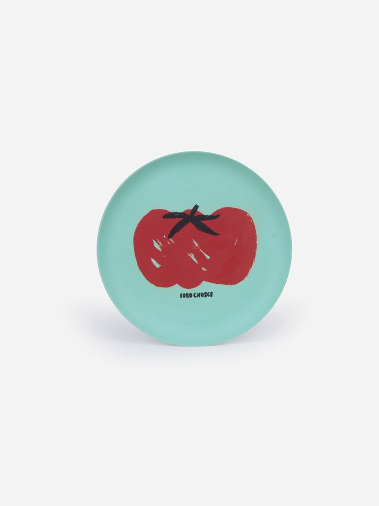 Bobo Choses For President Bamboo Plate Turquoise