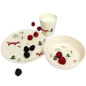 
                
                    Load image into Gallery viewer, Forest Design Bamboo Tableware Set
                
            