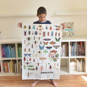 
                
                    Load image into Gallery viewer, Giant Activity Sticker Poster - Insect with 44 Removable Stickers by Poppik
                
            
