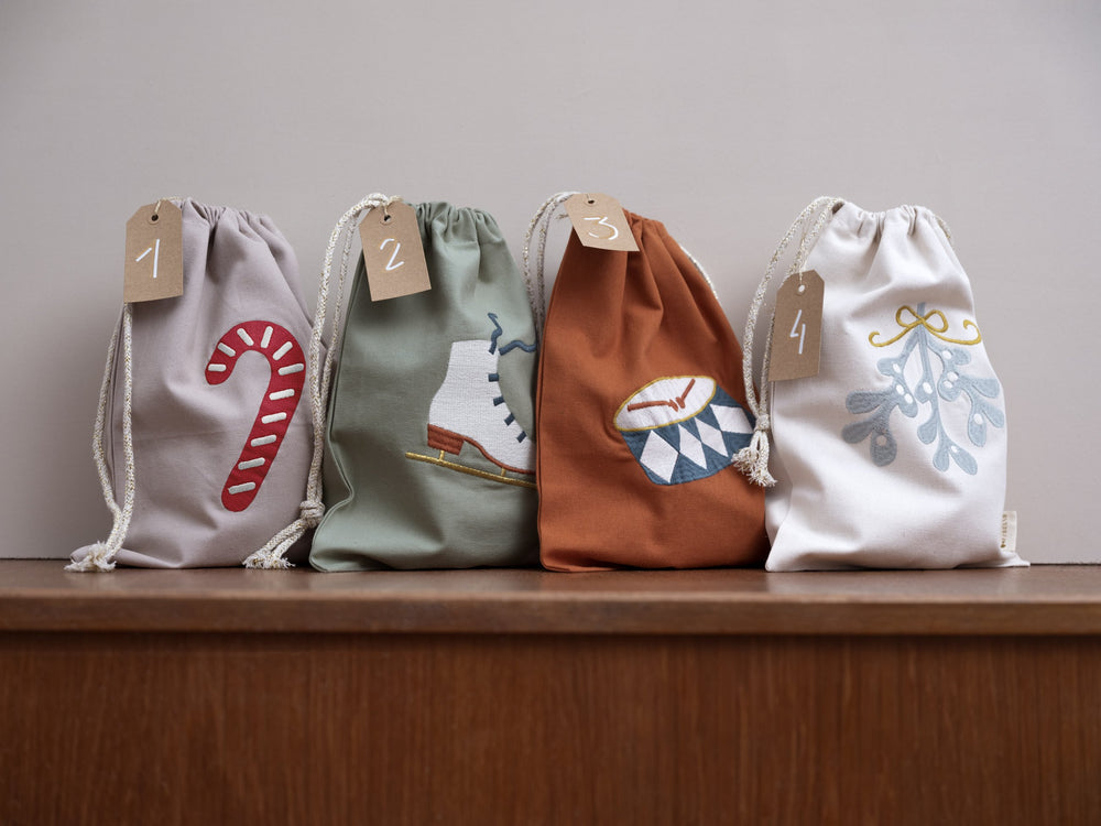 Ice Skate Embroidery Gift Bag