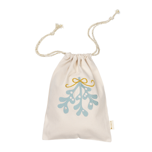 Mistletoe Embroidery Gift Bag