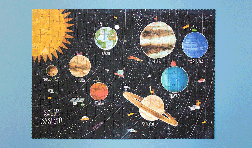 Discover The Planets (glow in the dark) Puzzle
