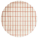 Copper Grid Bamboo Plate