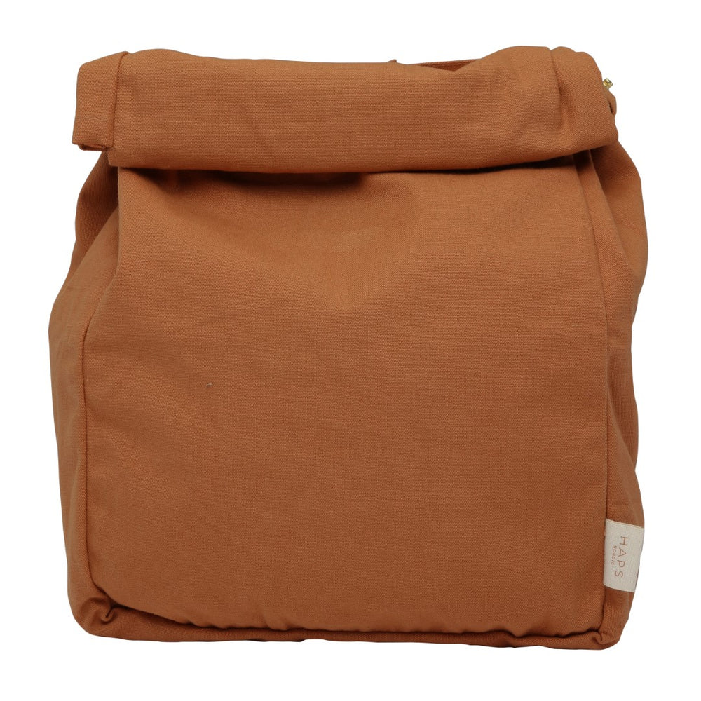 
                
                    Load image into Gallery viewer, Organic Cotton Canvas Lunch Bag | Terracotta
                
            
