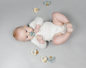 Colourful Pacifier 3-36 mth - Orthodontic in Gorgeous Grey