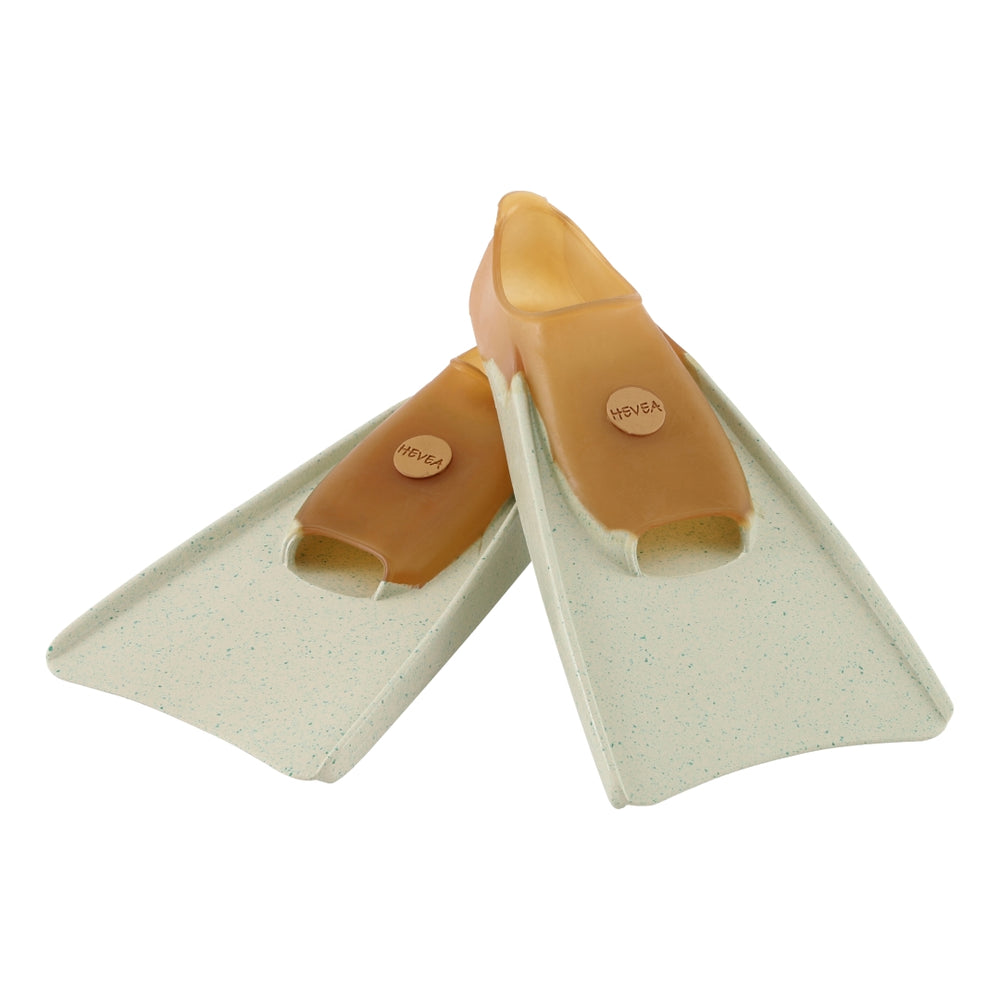 
                
                    Load image into Gallery viewer, 100% Pure Natural Rubber Fins in Mottled Minty Green
                
            