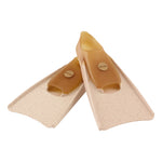 100% Pure Natural Rubber Fins in Mottled Peach