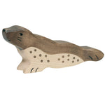 Head Forward Seal Wooden Figure