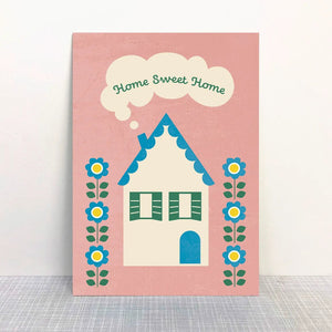 
                
                    Load image into Gallery viewer, Home Sweet Home Postcard by MONIMARI
                
            