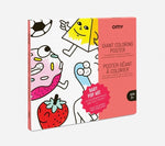 Giant Colouring Poster - Baby Pop Art by OMY